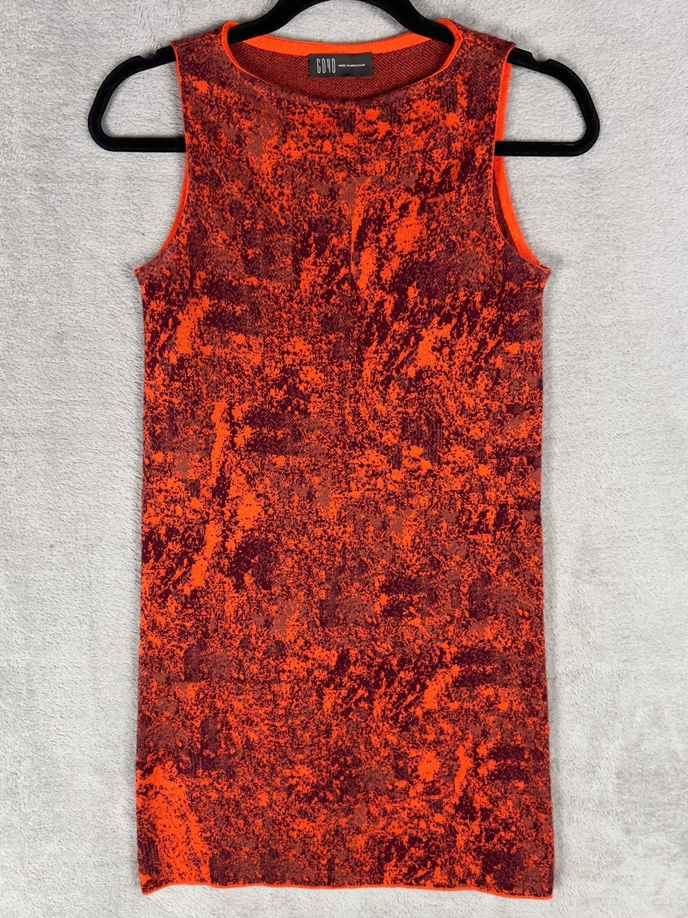 Goyo Mongolian Cashmere Silk Blend Mini Dress Women's‎ XS Sleeveless Bodycon